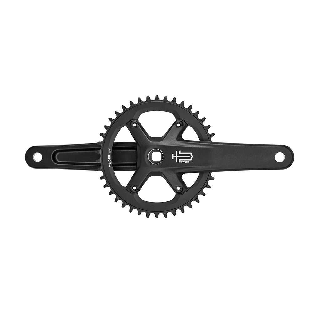 MicroSHIFT Sword Black 1 x Crankset Black 170mm