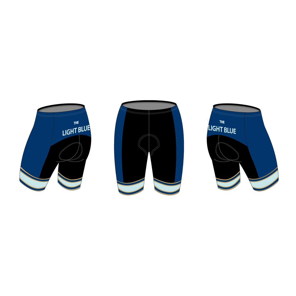 Light Blue Sport Blue XL Lycra Shorts