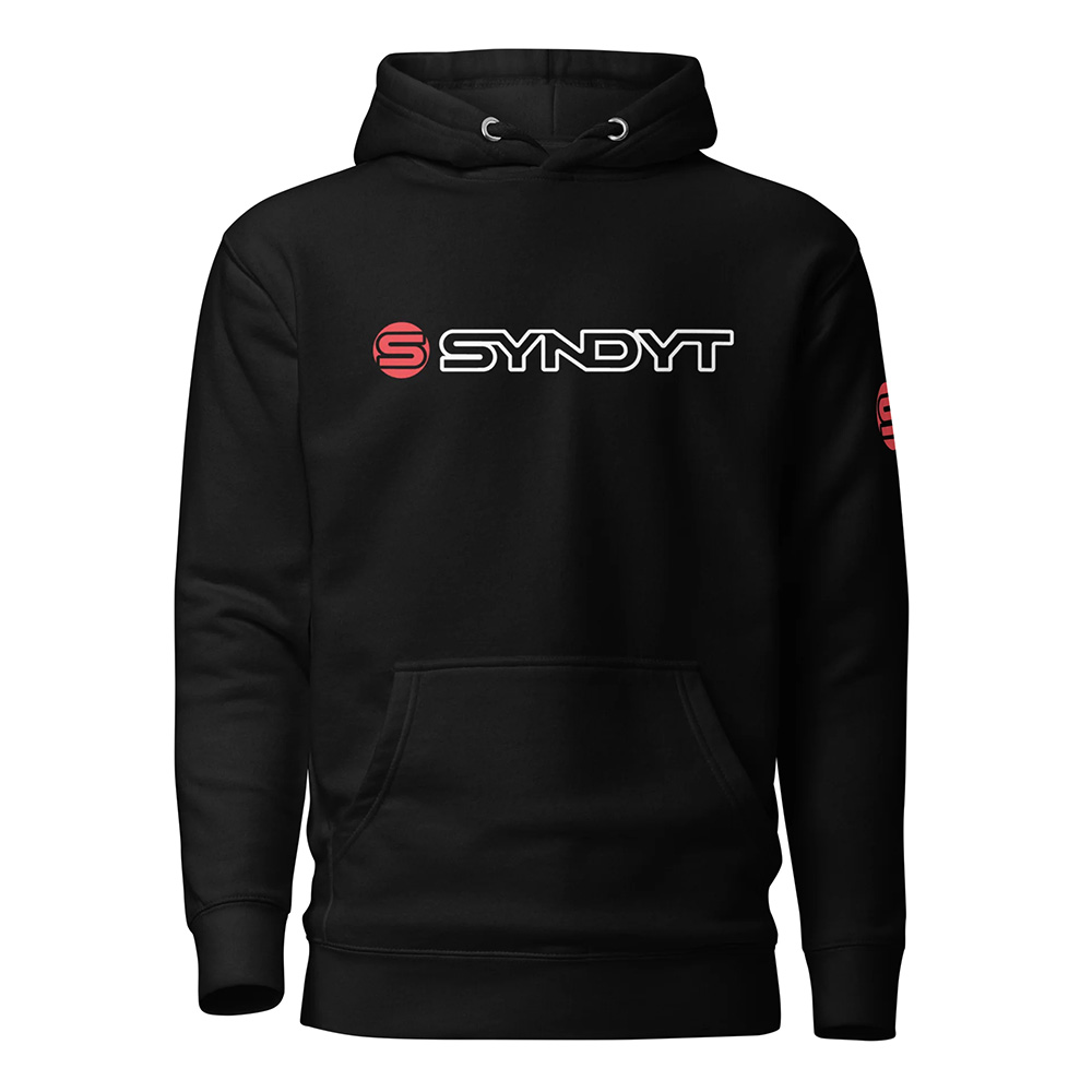 Syndyt Logo Hoodie Black M Black
