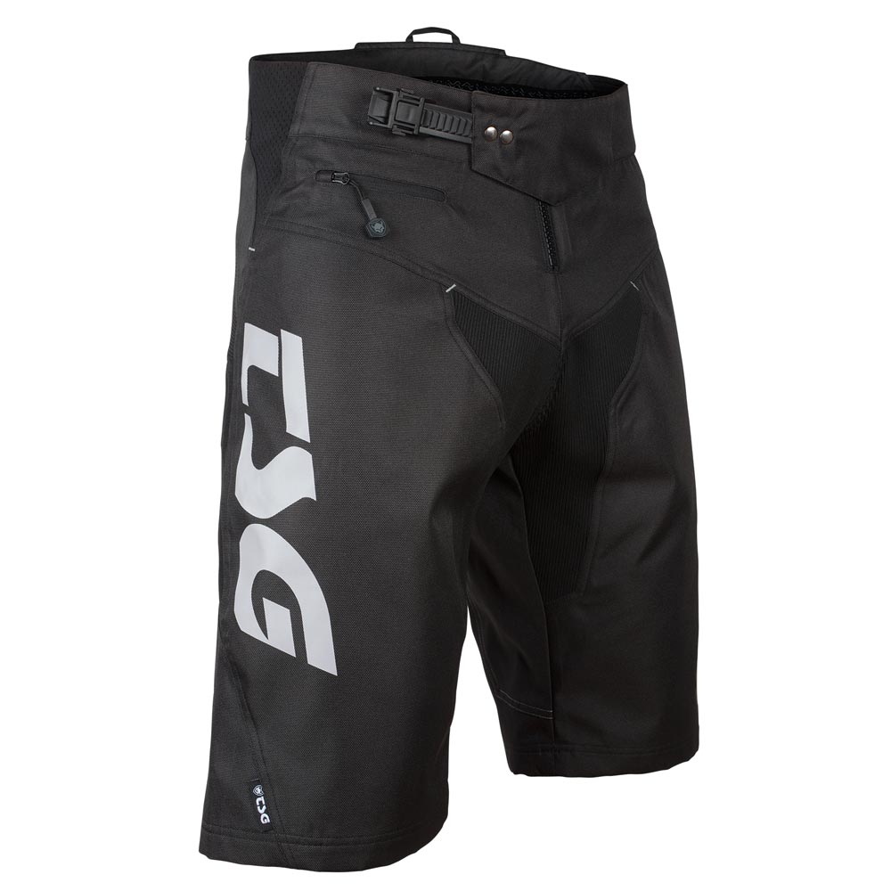 TSG Black S Plain Bike Shorts