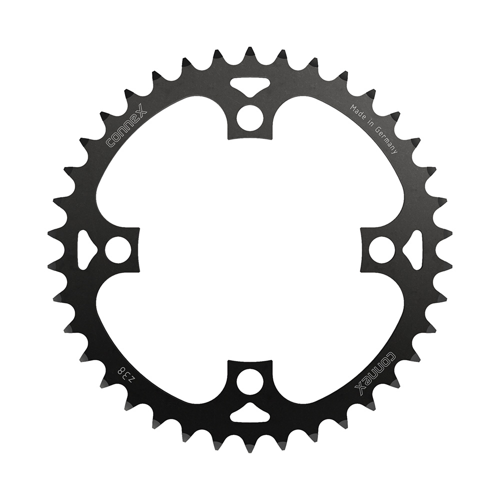 Connex Steel 42T Chainring – 4-Arm 104 BCD | 2mm | Fits 3/32" & 11/128" Chains