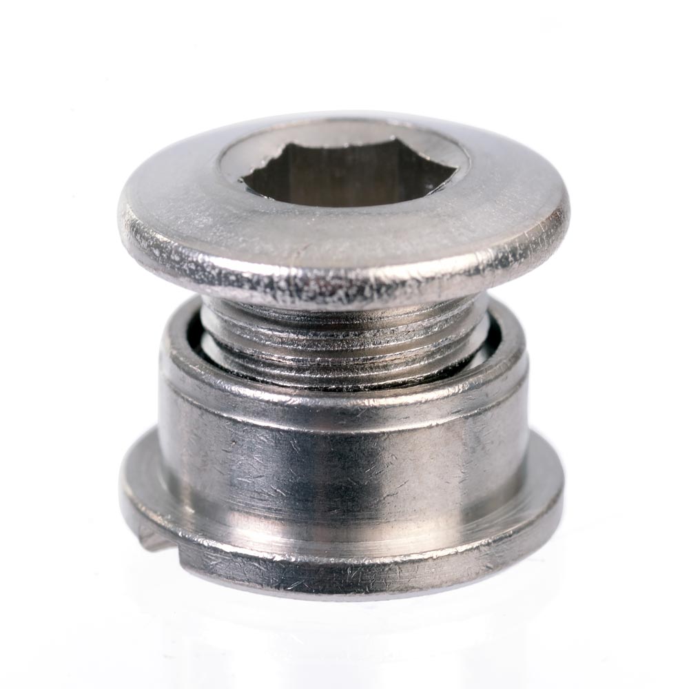 ID Stainless Single Chainring Bolts M8*0.75 6.5mm Hex fitting 5 Pack