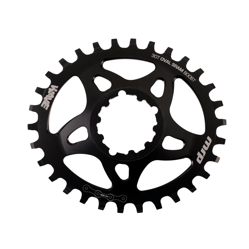MRP Wave Oval Chainring SRAM GXP BB Fit 30T Black