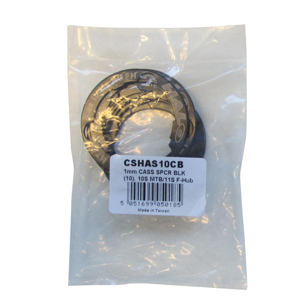 Halo Black 1.0mm Cassette Spacer