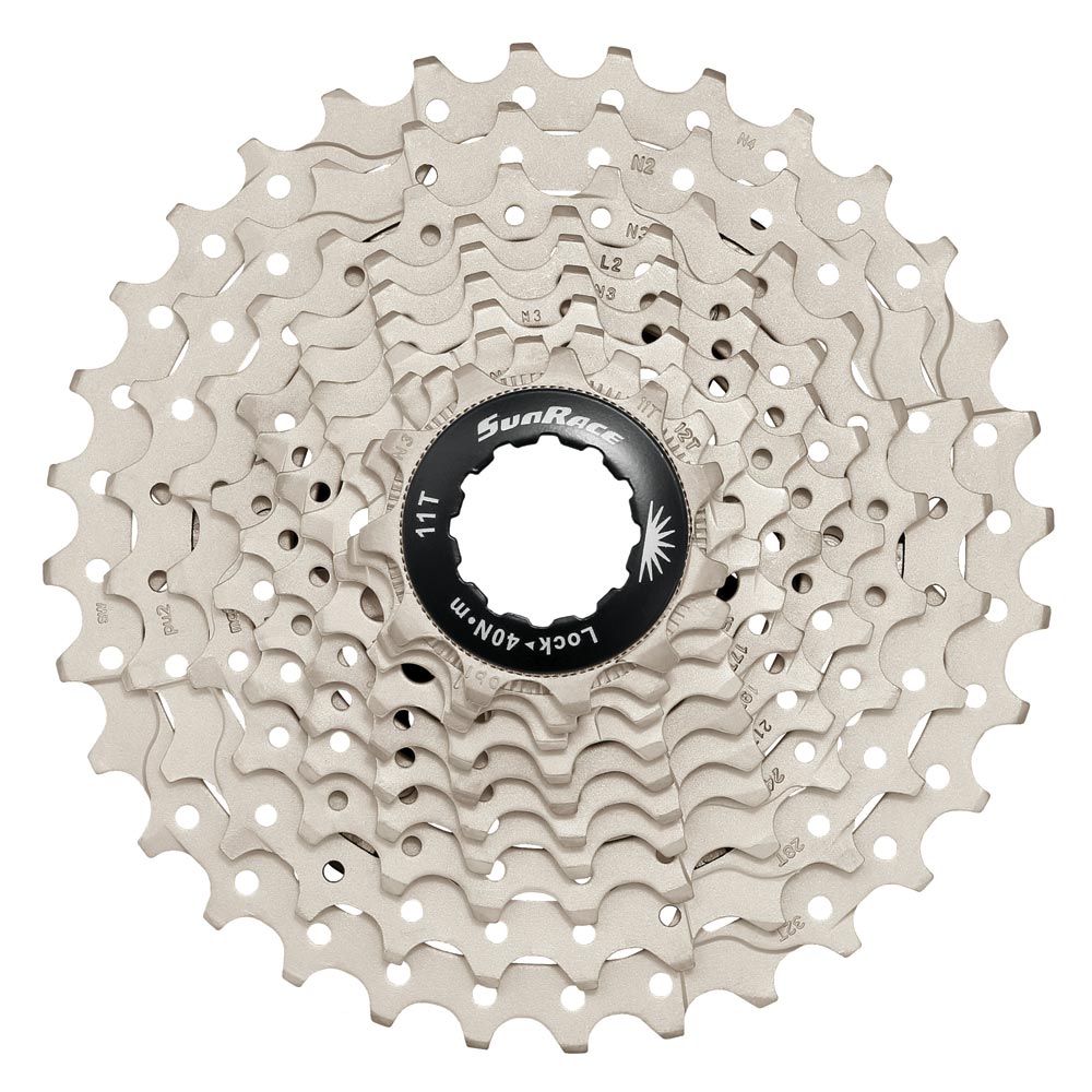 SunRace RS1 10 Speed Cassette Shimano/SRAM 11-32T Champagne