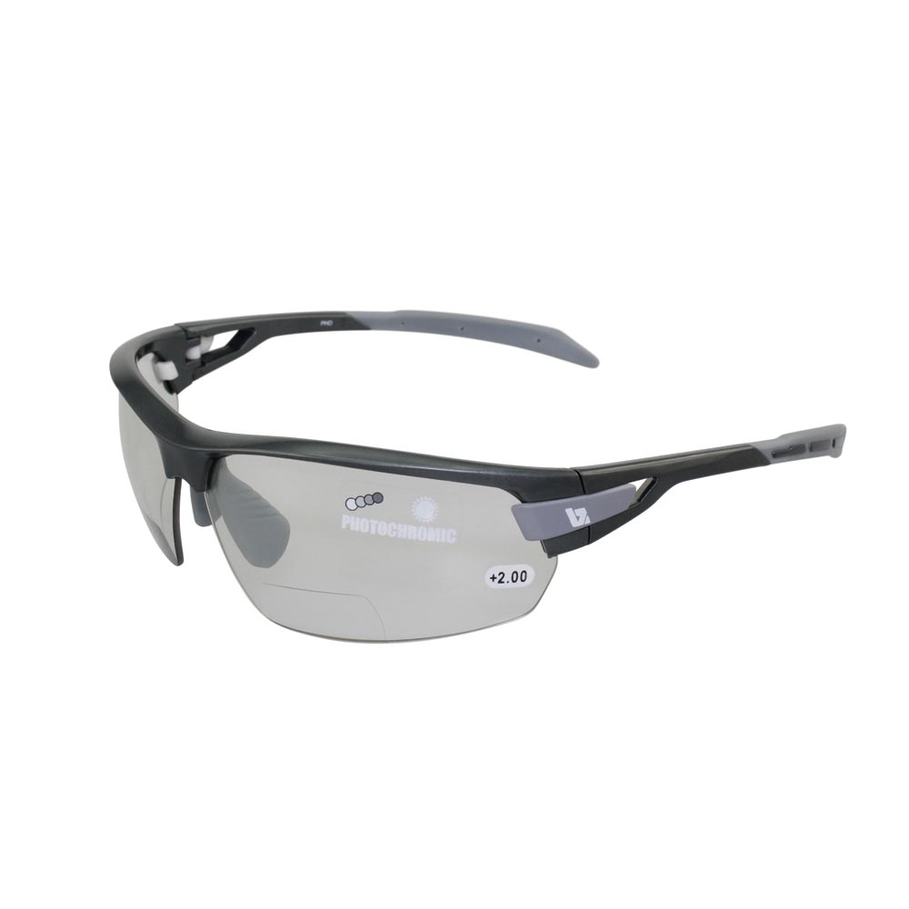 BZ Optics Graphite 1.5 PHO Bi-focal Polarised Photochromic Glasses