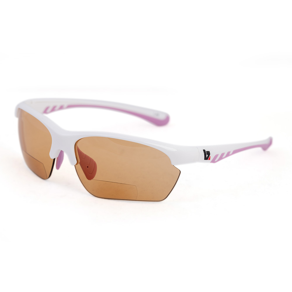 BZ Optics White/Pink 2.5 LJM HD Photochromic Bifocal Glasses