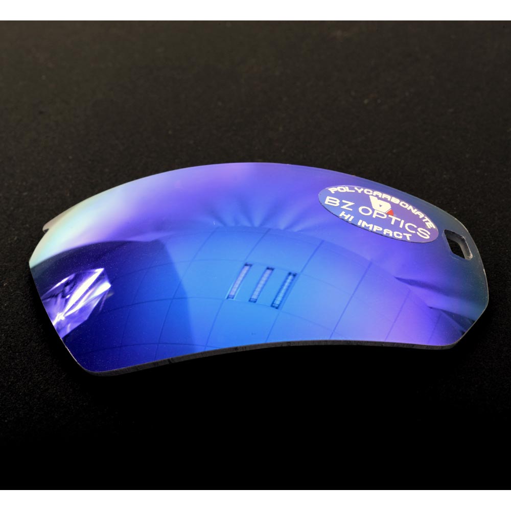 BZ Optics Pho Replacement Sunglass Lenses One Size Blue Mirror