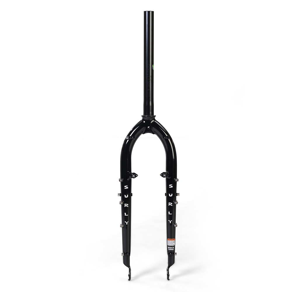 Surly Ogre 29" 1-1/8" Forks A-C 447mm Non-Suspension Corrected Disc Canti Mnts Black