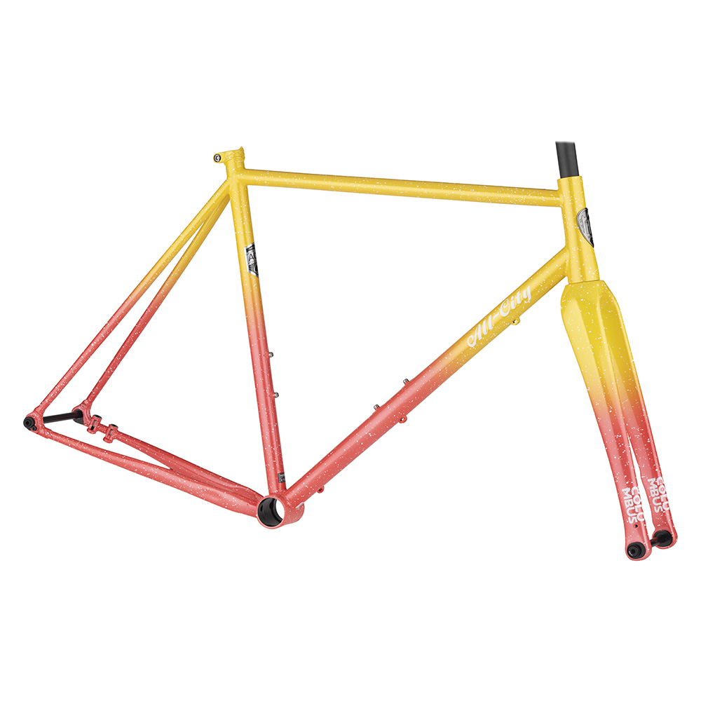 All-City Bikes Nature Cross Singlespeed Frameset Yellow/Pink