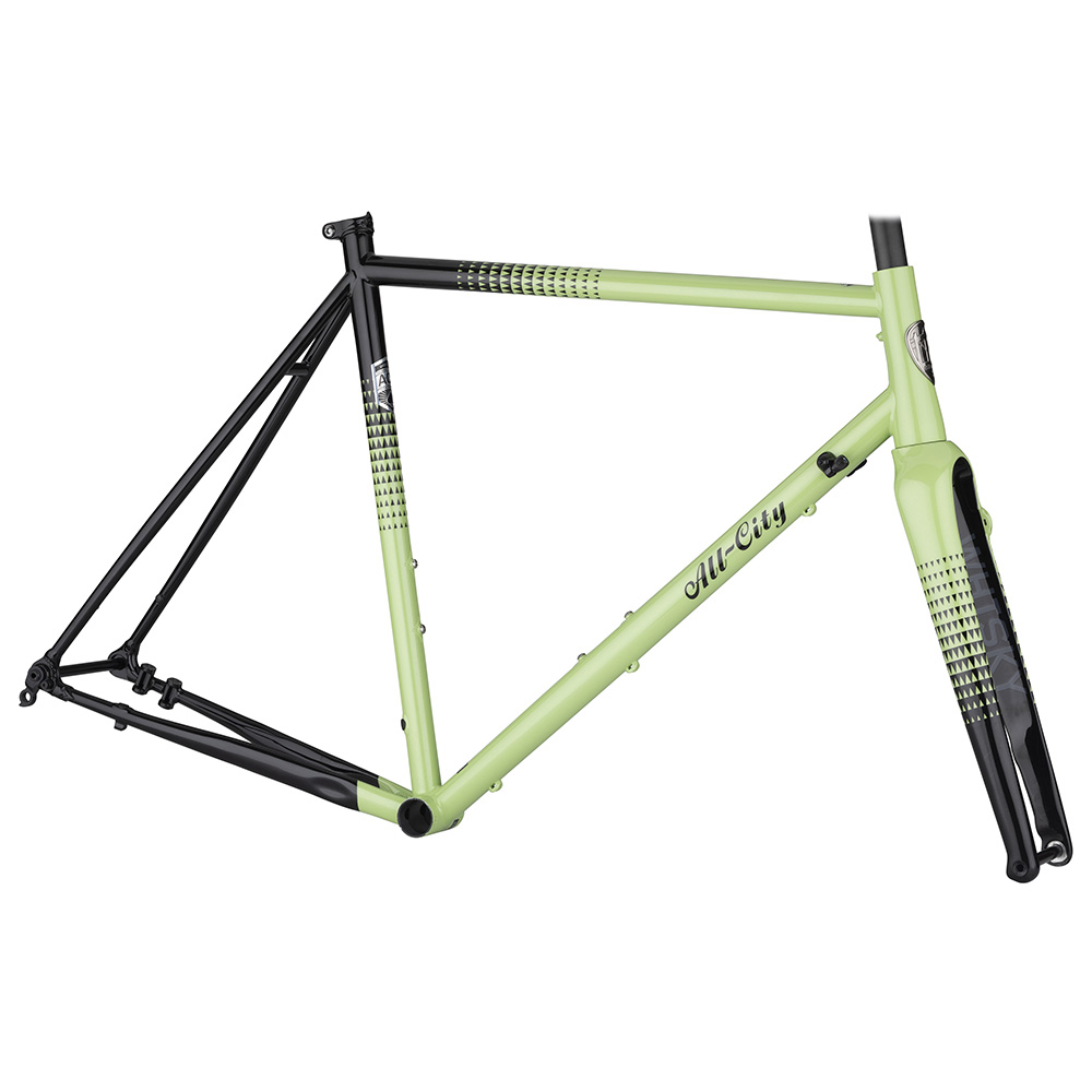 All-City Bikes Zig Zag Road Disc Frameset Light Green/Black