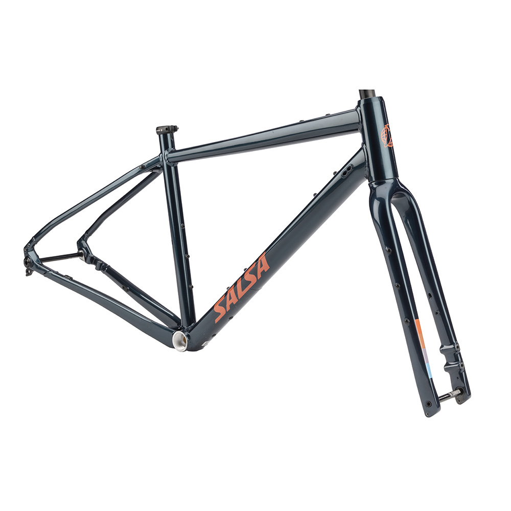 Salsa Journeyer Drop Bar Alloy Frameset Waxwing V2 carbon fork Midinght Blue