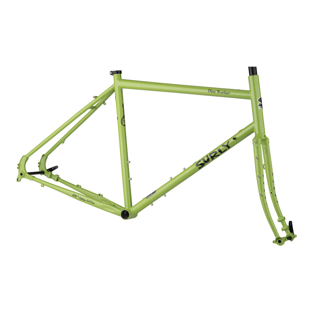 Surly Disc Trucker 26" Wheel FrameSet Pea Lime Soup