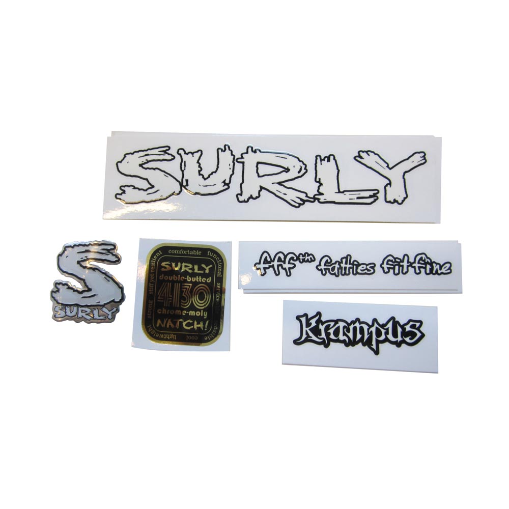 Surly Krampus Frame Decal Kit inc. Headtube Badge