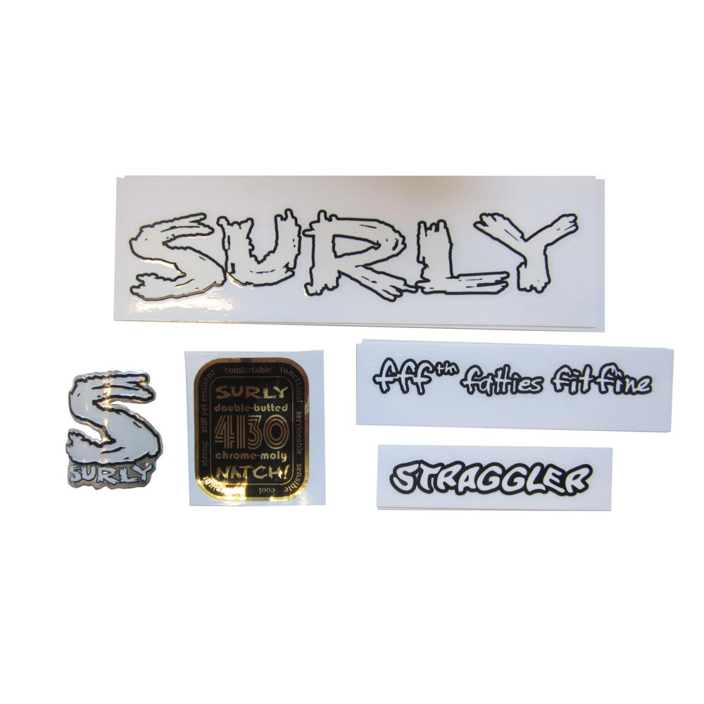 Surly Straggler Frame Decal Kit inc. Headtube Badge