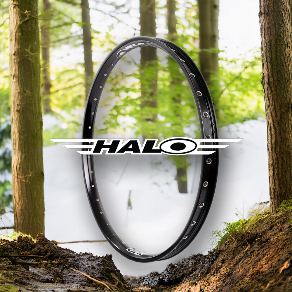 Halo 27.5" Mountain Bike Rim Disc SAS 32/36H 565mm ERD 36mm Wide Black Double Wall