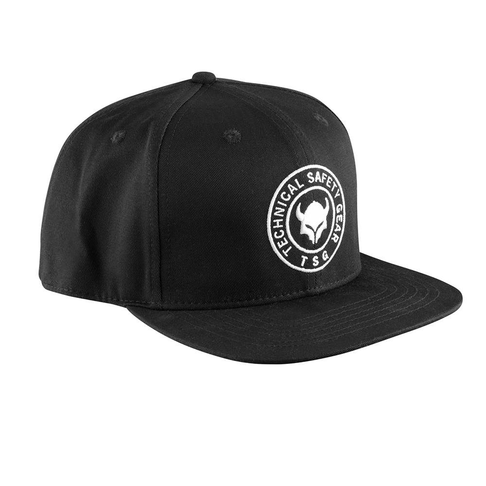 TSG Black One Size Snapback Cap