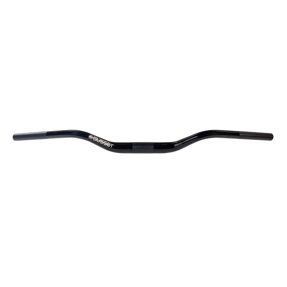 Gusset Beard Bar – 750mm Black Handlebar | Retro MTB Riser Bar