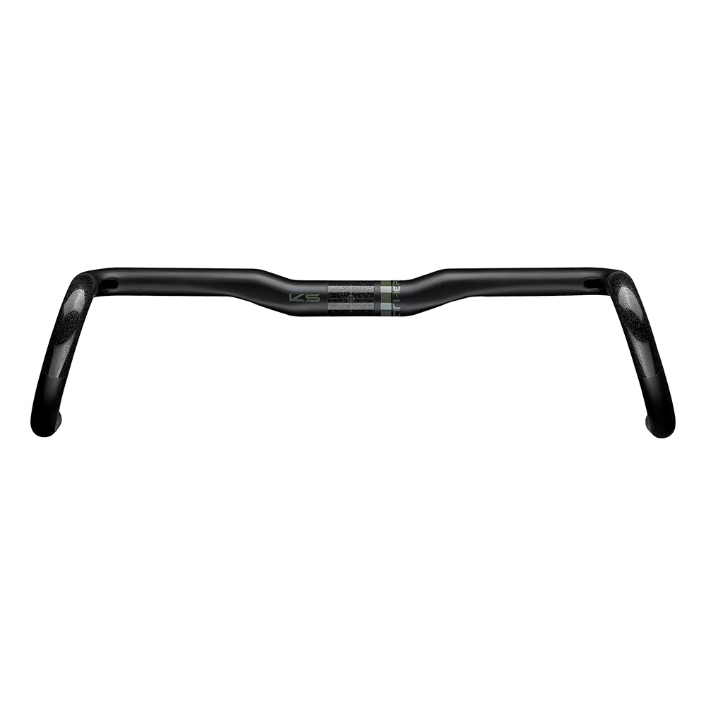 KS Suspension Ether Carbon Gravel Handlebars Black 420mm