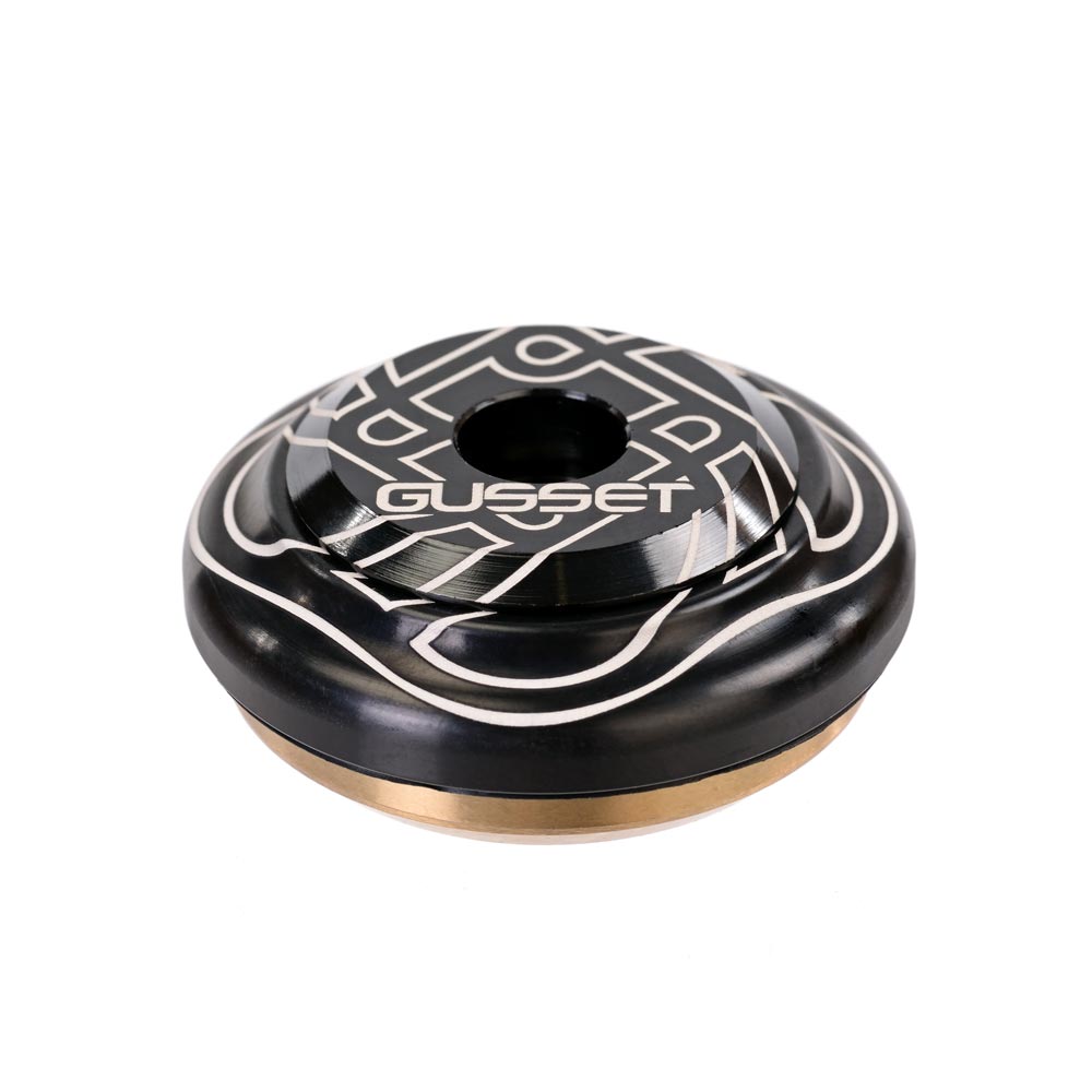 Headset Upper Cup IS42/28.7 Gusset Components S2 Black