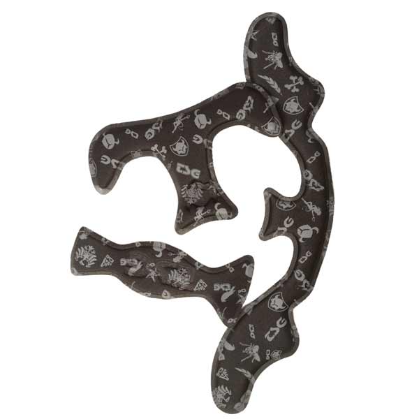 TSG Evolution Comfort Helmet Pads Black