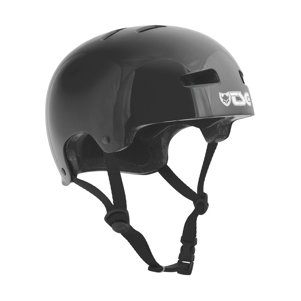 TSG Injected Evolution Skate / MTB / BMX / Dirt Jump Helmet Black Youth XXS/XS