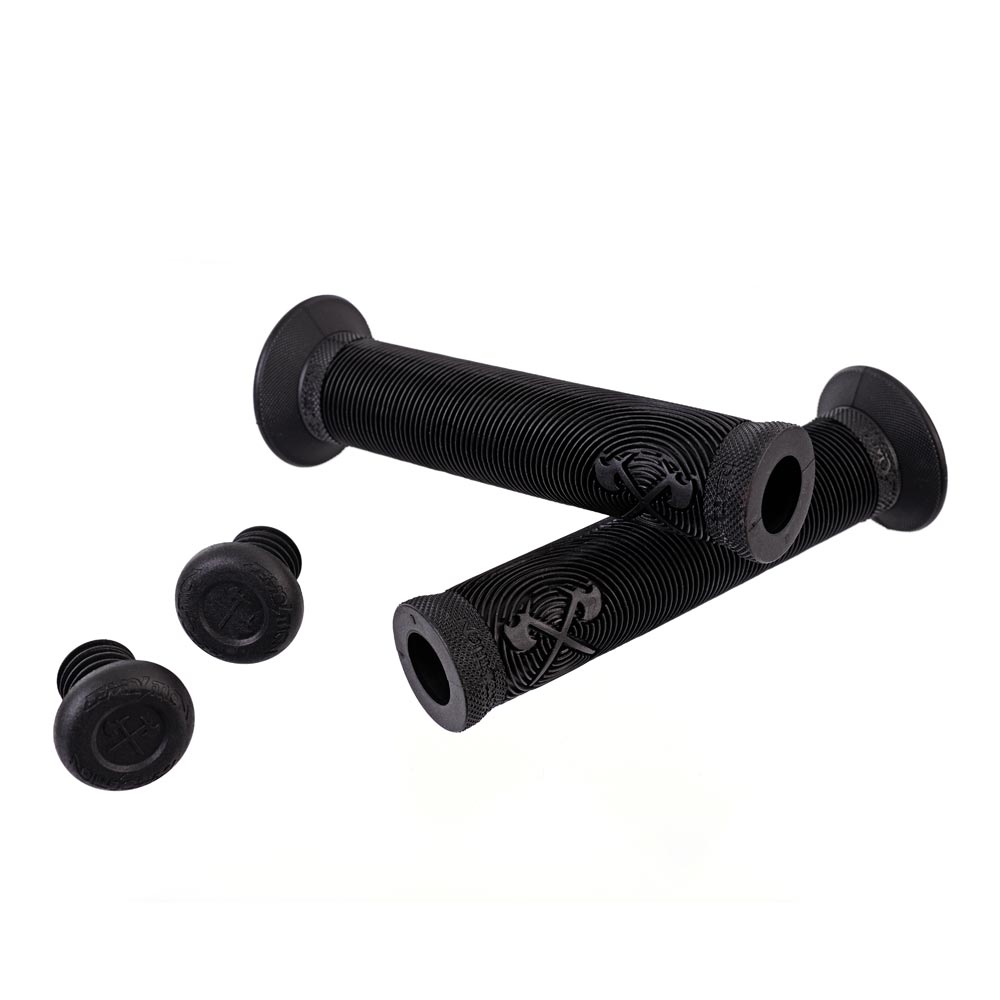 Demolition BMX Axes Flange Grips Black