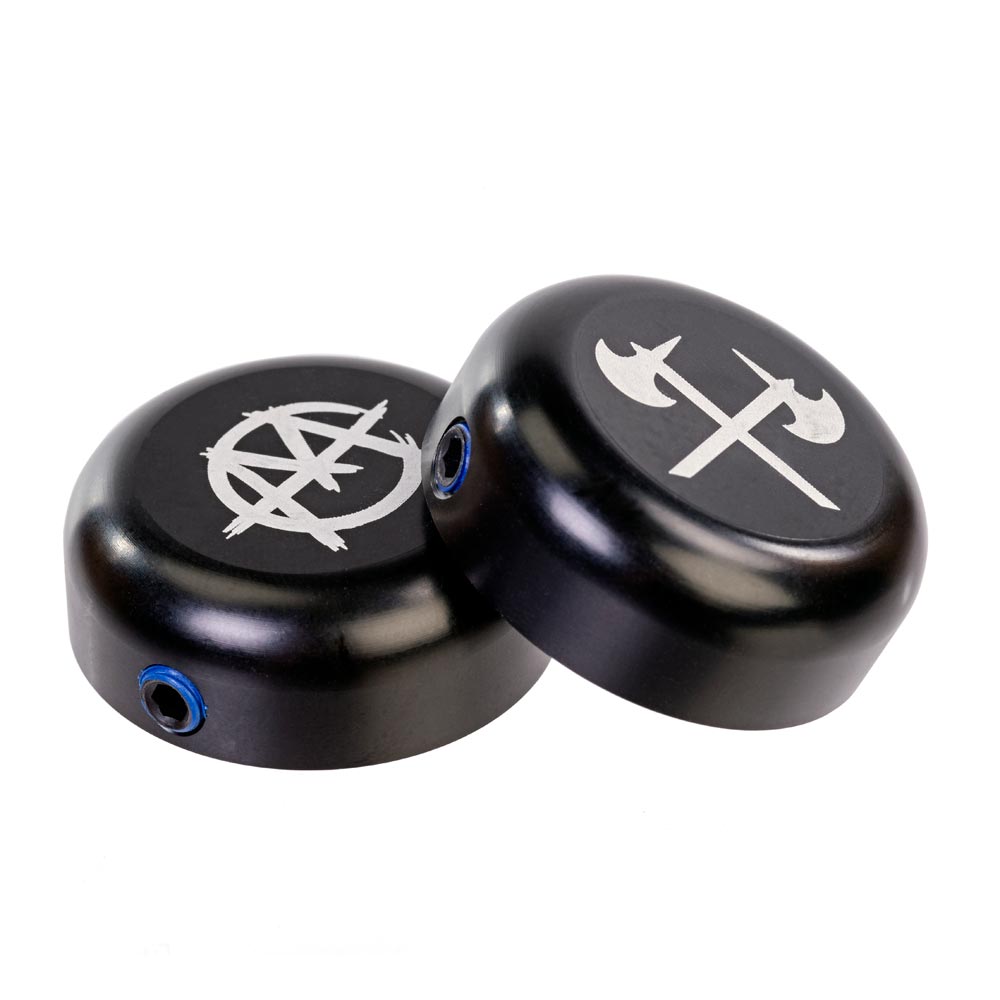 Demolition BMX Markit Alloy Handlebar Bar Ends Black