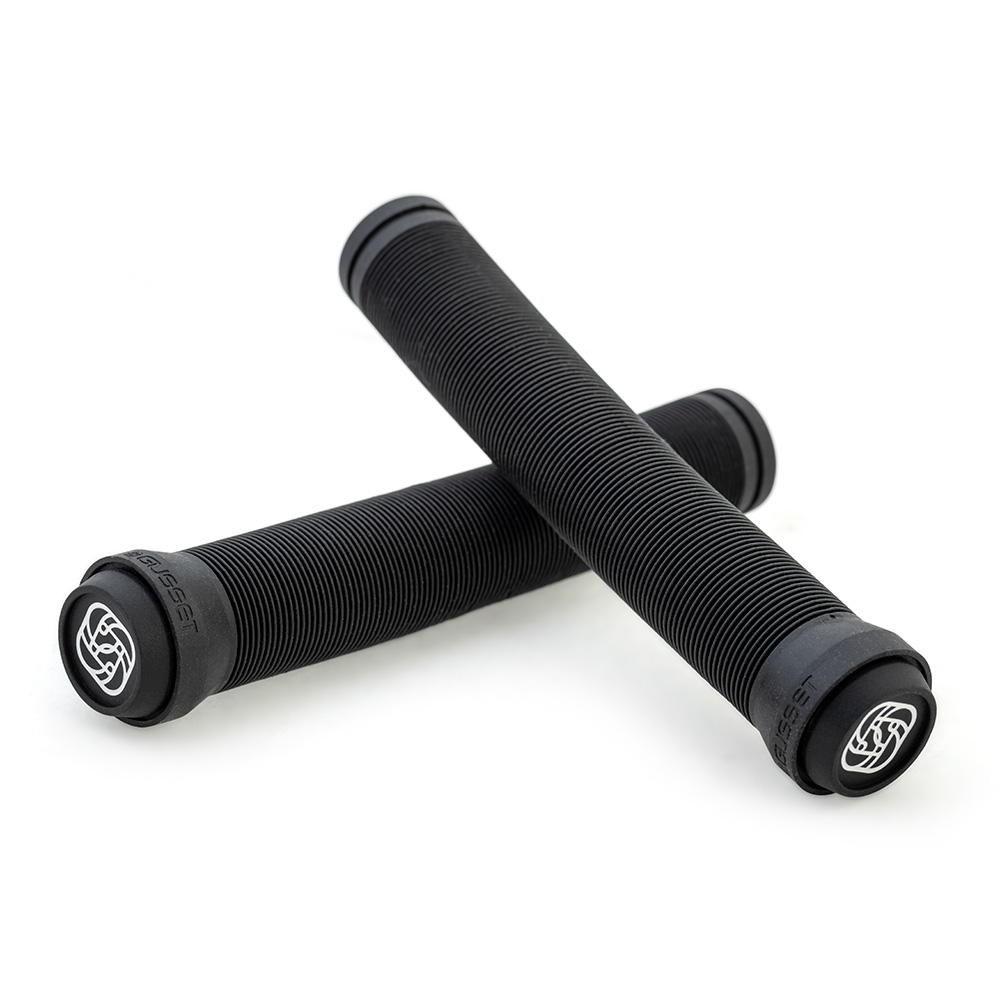 Gusset Sleeper XL Grips – 180mm Non-Flanged | Black BMX/MTB Handlebar Grips