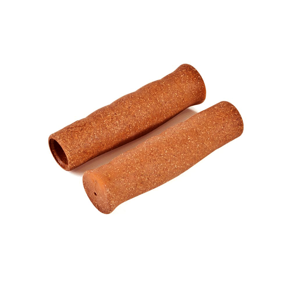 Passport Duracork Bike Grips 125mm Pair Fit 22.2mm Bar Bicycle Brown