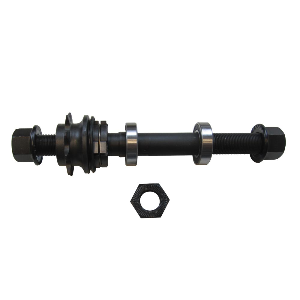 Gusset Trix Cassette Wheel Rear Axle Kit Black
