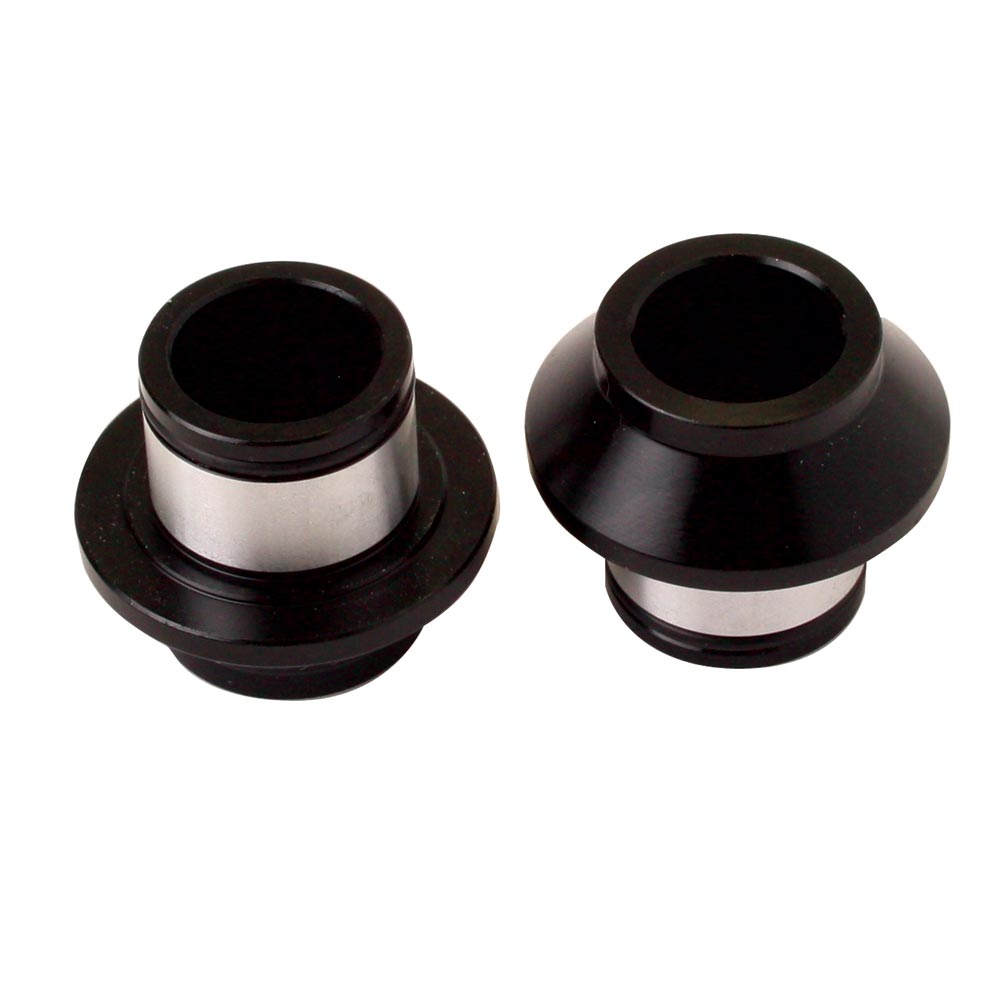 Halo Spin Doctor Front Hub Cups 20-15mm Adaptors Black