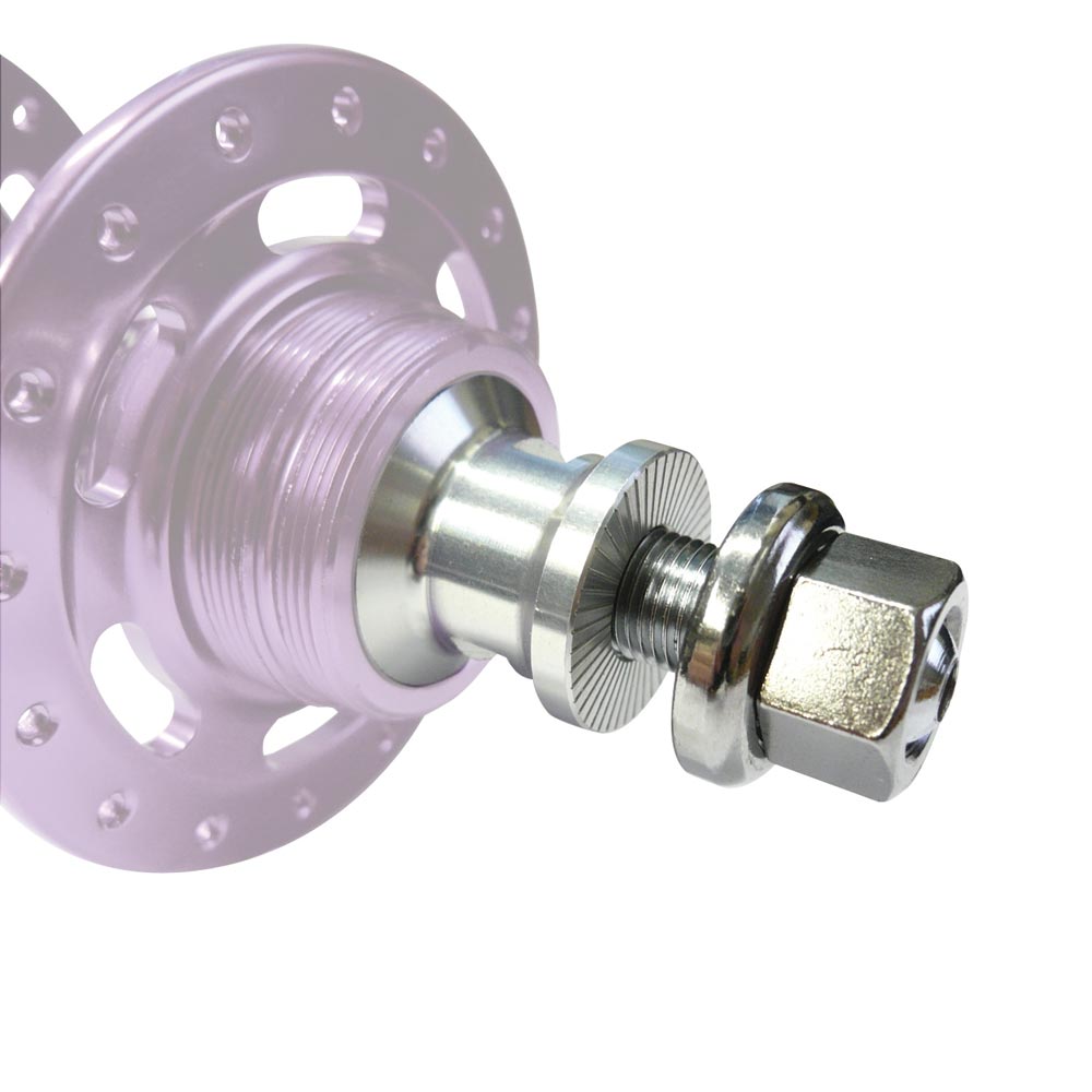 Halo Track Hub 120/130mm Conversion Kit Silver