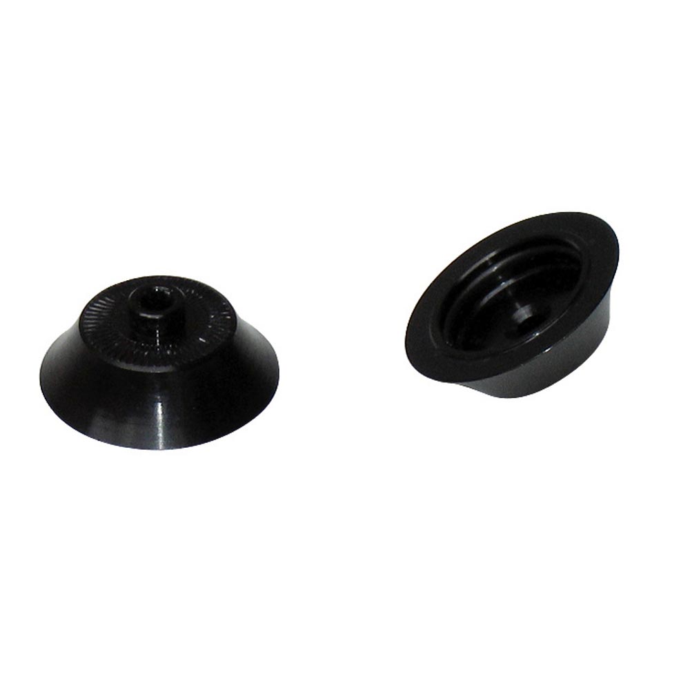 Halo Wide Boy Front Hub QR Adaptor Cups 9mm Black