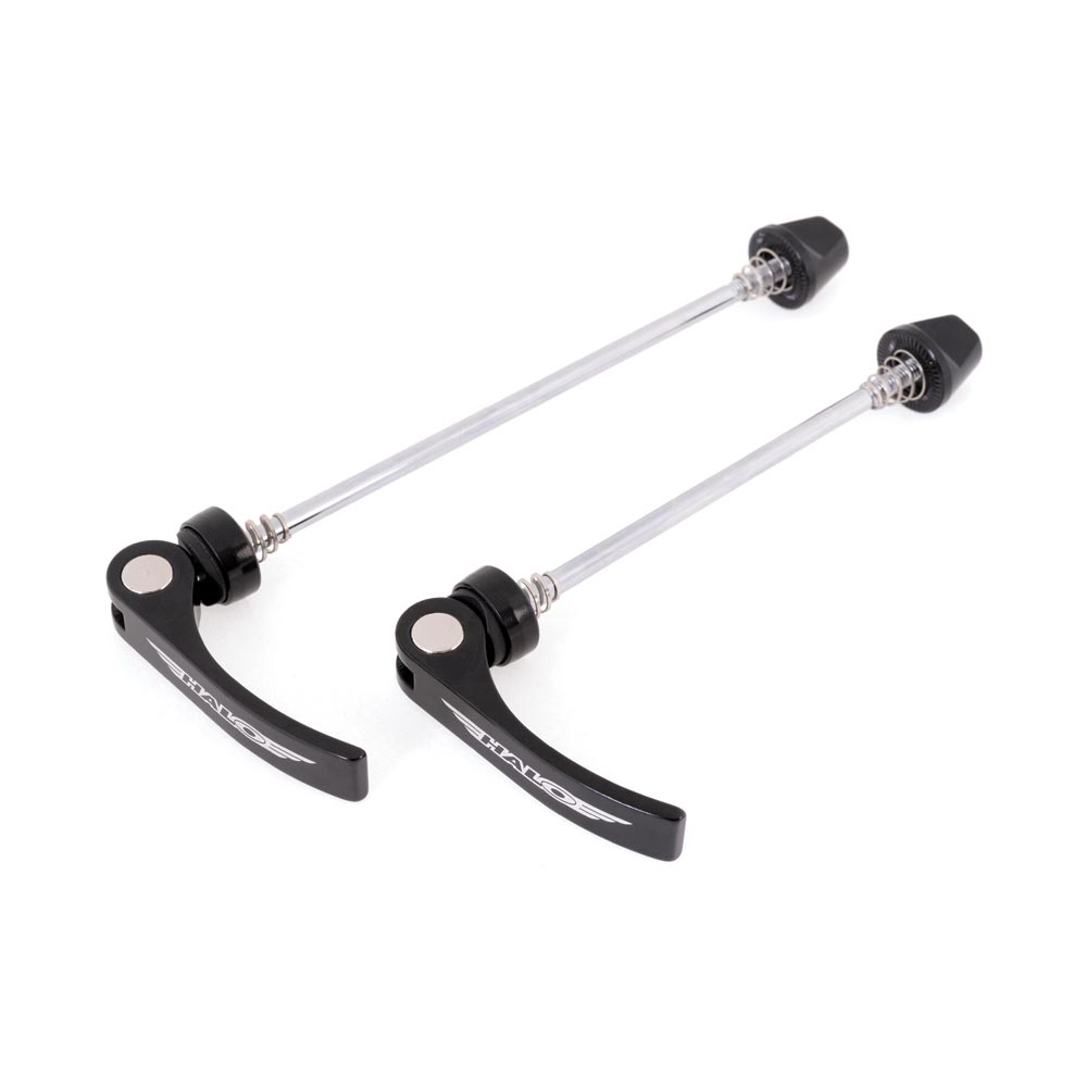 Halo White Line Road QR Cr-Mo Skewers 100/130mm Black
