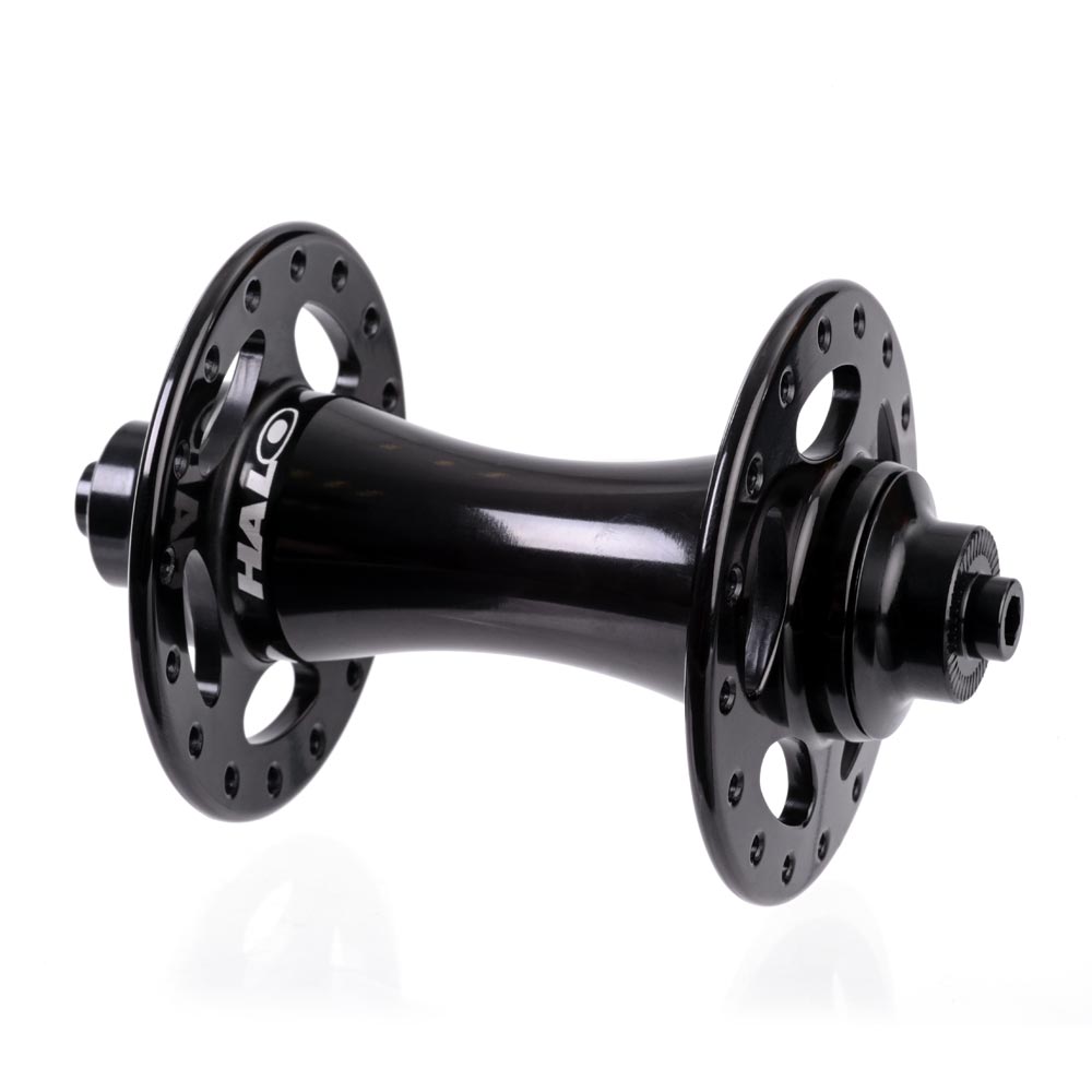 Halo RO Front Hub Road Bike Non Disc 100mm QR 32H Polished Black