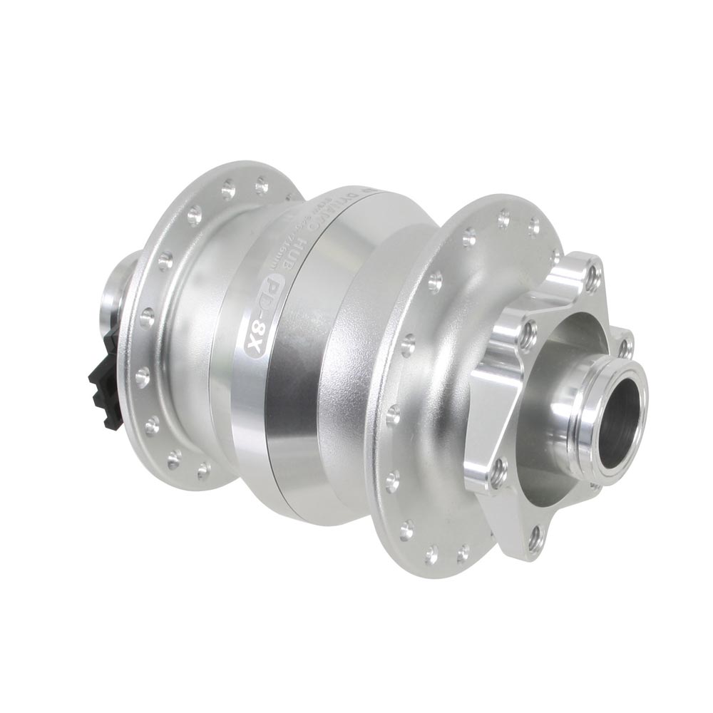 SP PD-8X Front Dynamo Hub Shutter Precision 6-Bolt Disc 15x100mm/QR