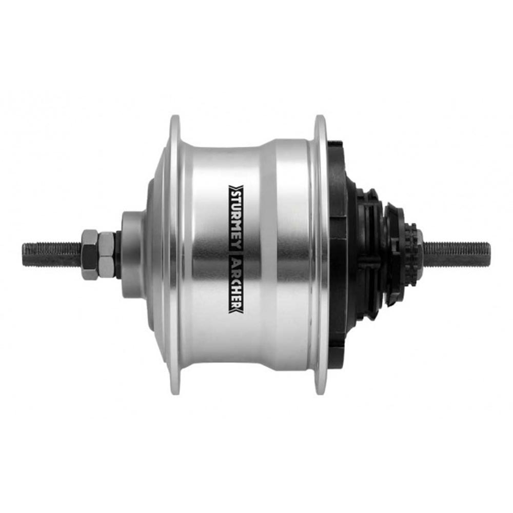 Sturmey Archer RX-RF5 5 Speed Hub 135mm 36h Silver