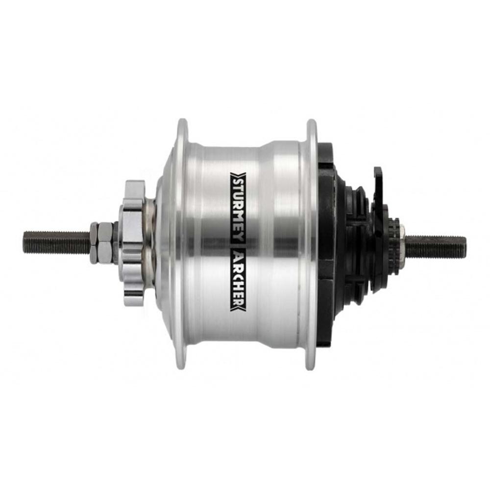 Sturmey Archer RX-RK5 5 Speed Disc Hub 36h Silver