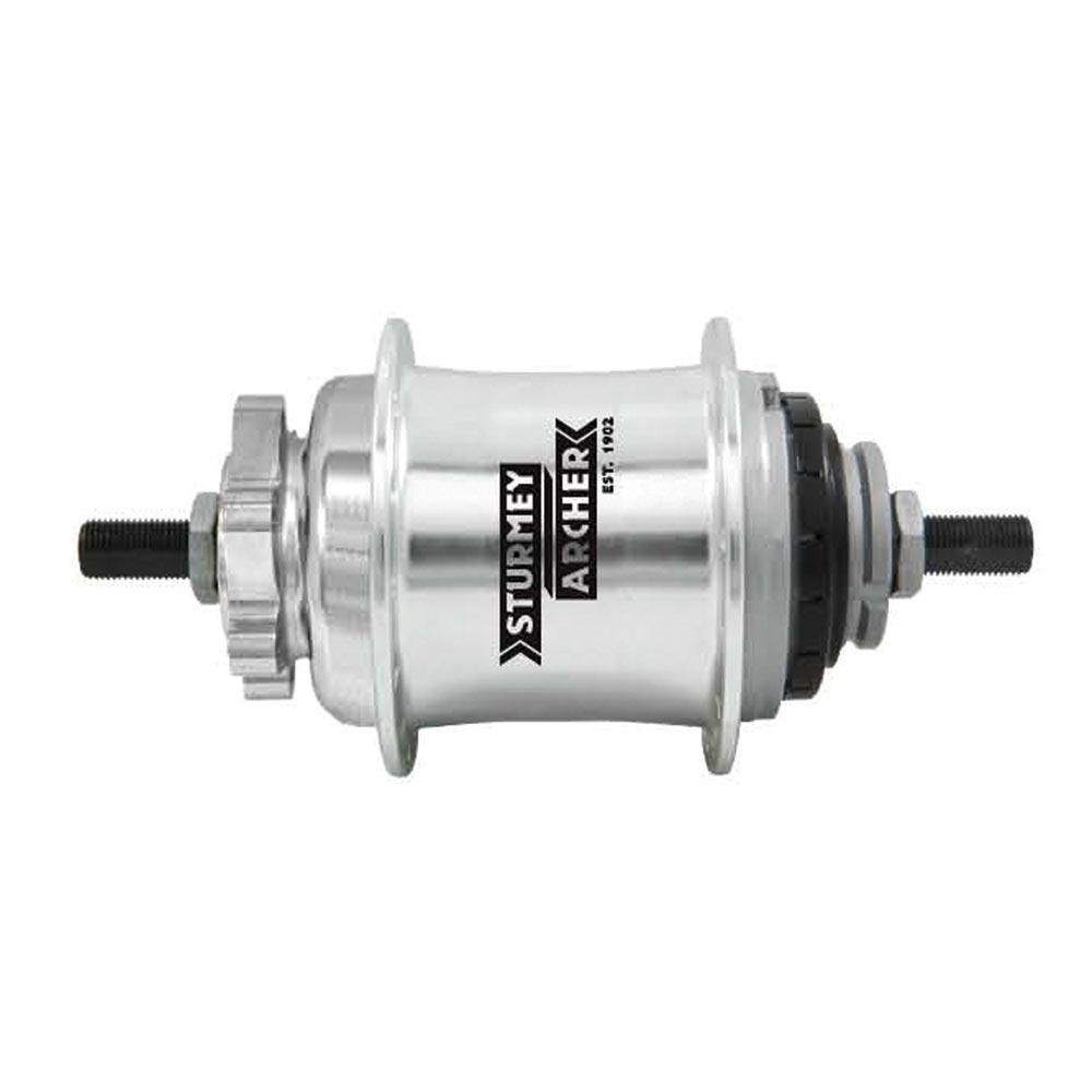 Sturmey Archer S-RK5W 5 Speed Disc Hub 36h Silver
