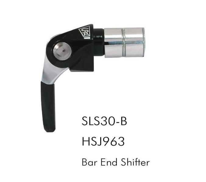 Sturmey Archer 3 Speed Handlebar End Shifter Black/Silver