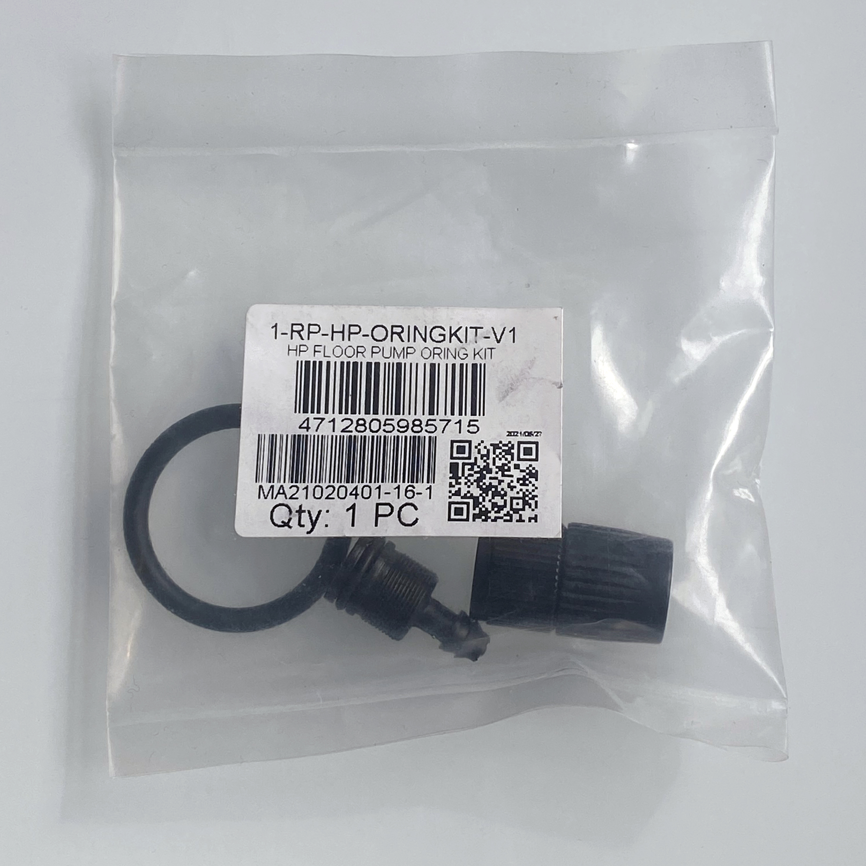 Lezyne HP Floor Pump Plunger Oring & Flip chuck connector