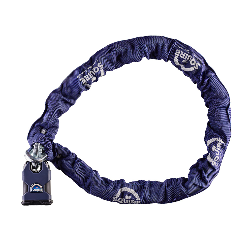 Squire Blue 10x1200mm Immense 50 Lock and Chain