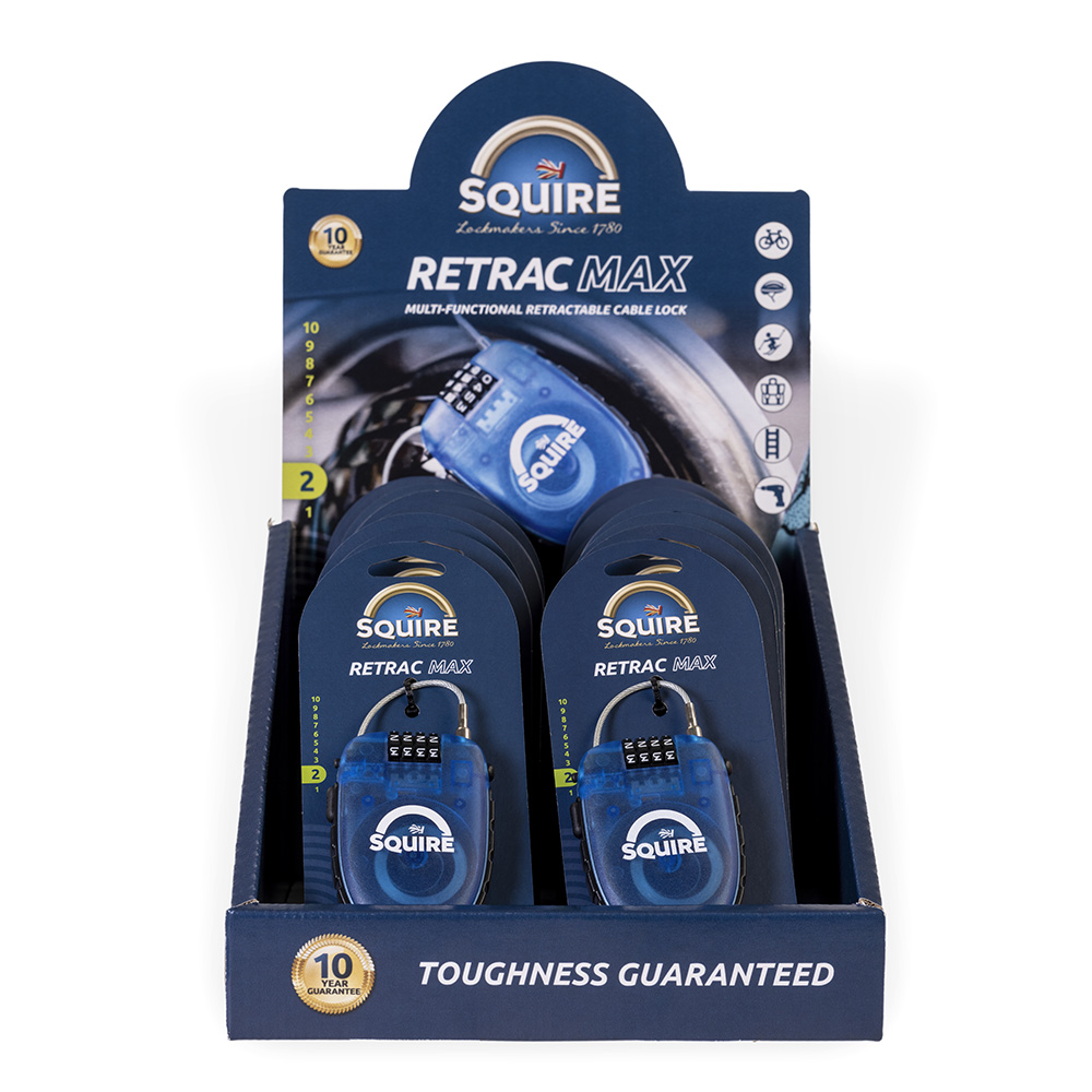 Squire Blue 2x900mm Retrac Max Counter Top Pack