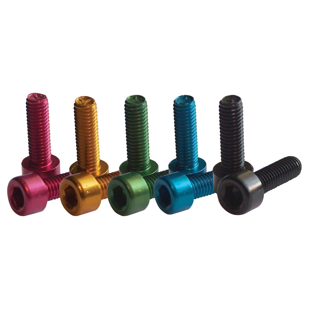 Fibrax M5x15mm Hex Socket Cap Alloy Bolts Water Bottle Cage