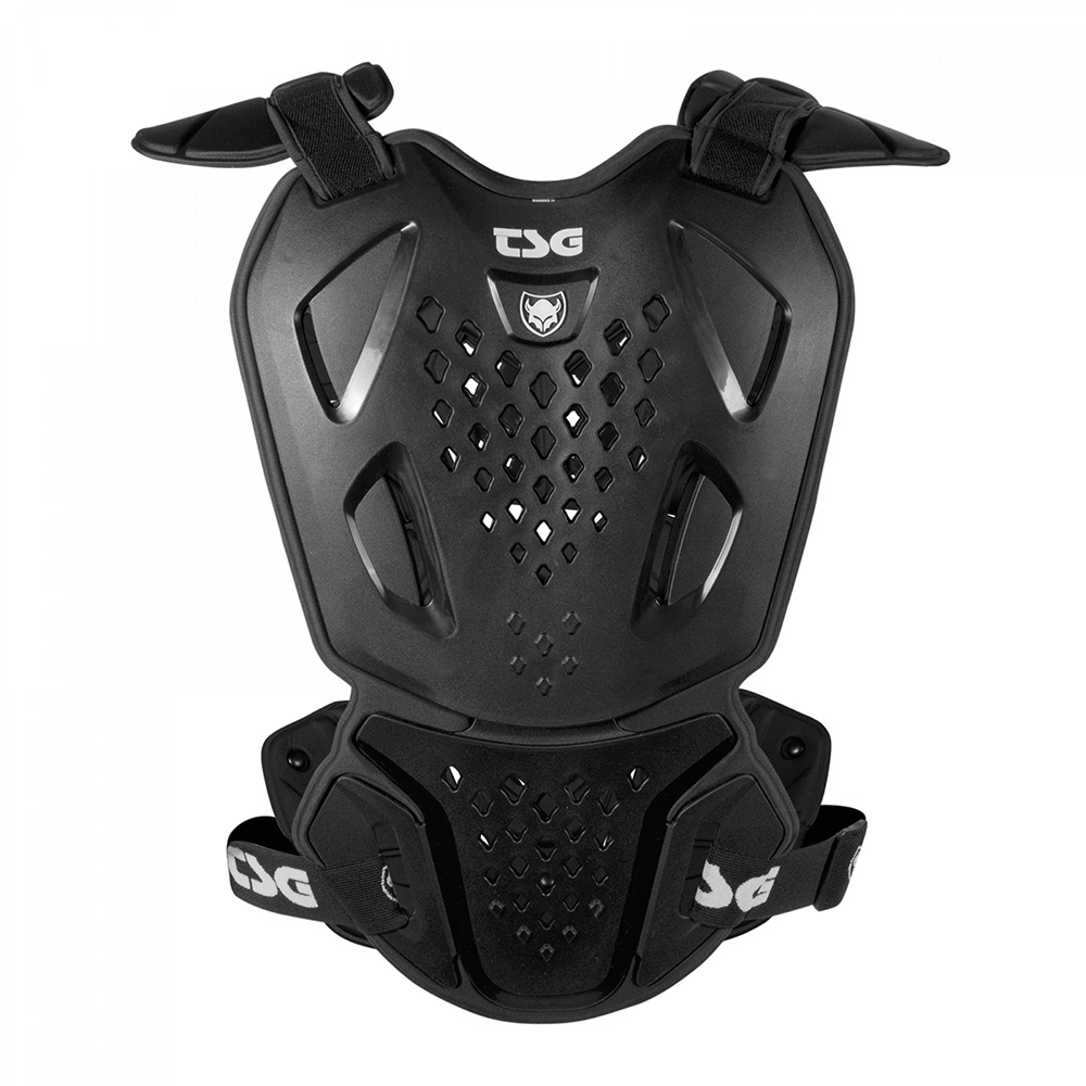 TSG Black One Chest Guard Adult