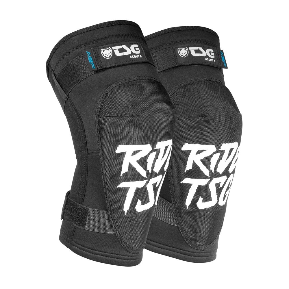 TSG Scout A ARTi-LAGE Knee Guards Pads Bike Protection Ripped Black