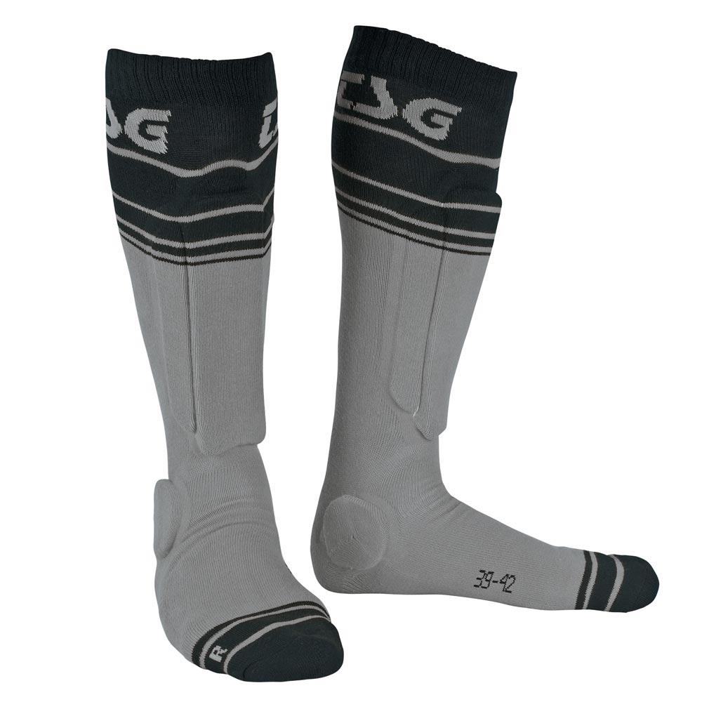 TSG Grey Stripe 43-46 (UK9+) Riot Sock Grey
