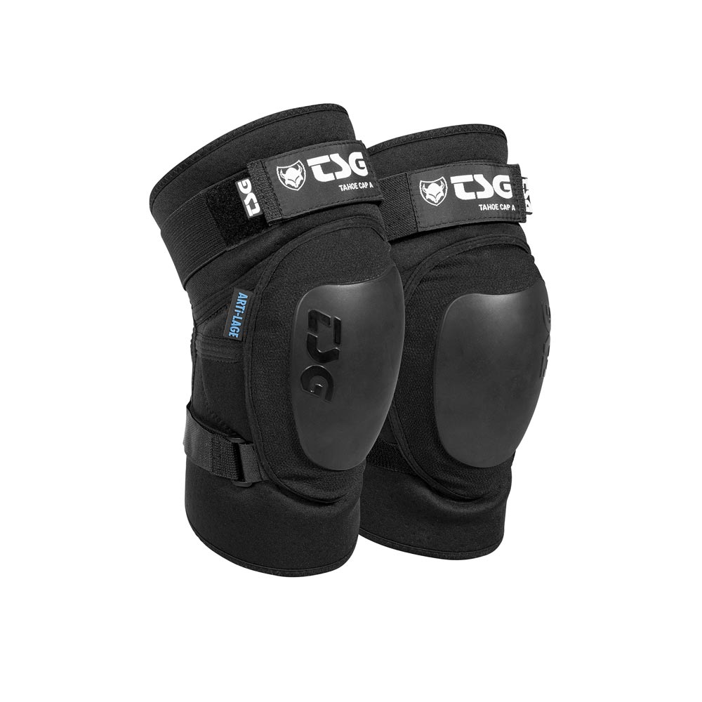 TSG Tahoe Cap A Knee Pads Guards Bike BMX MTB Skate Protection Black