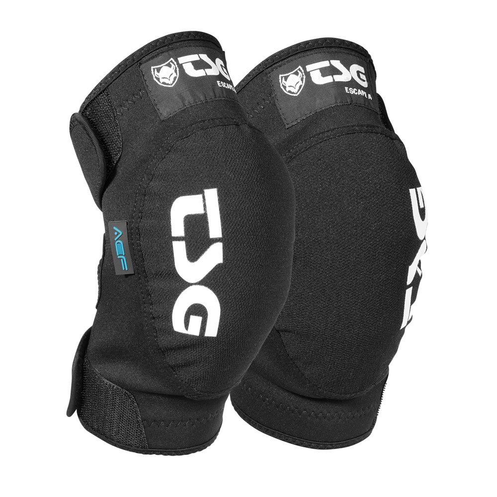 TSG Black XS Youth Kneeguard Escape